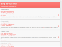 Tablet Screenshot of blog.wlacruz.com.ve